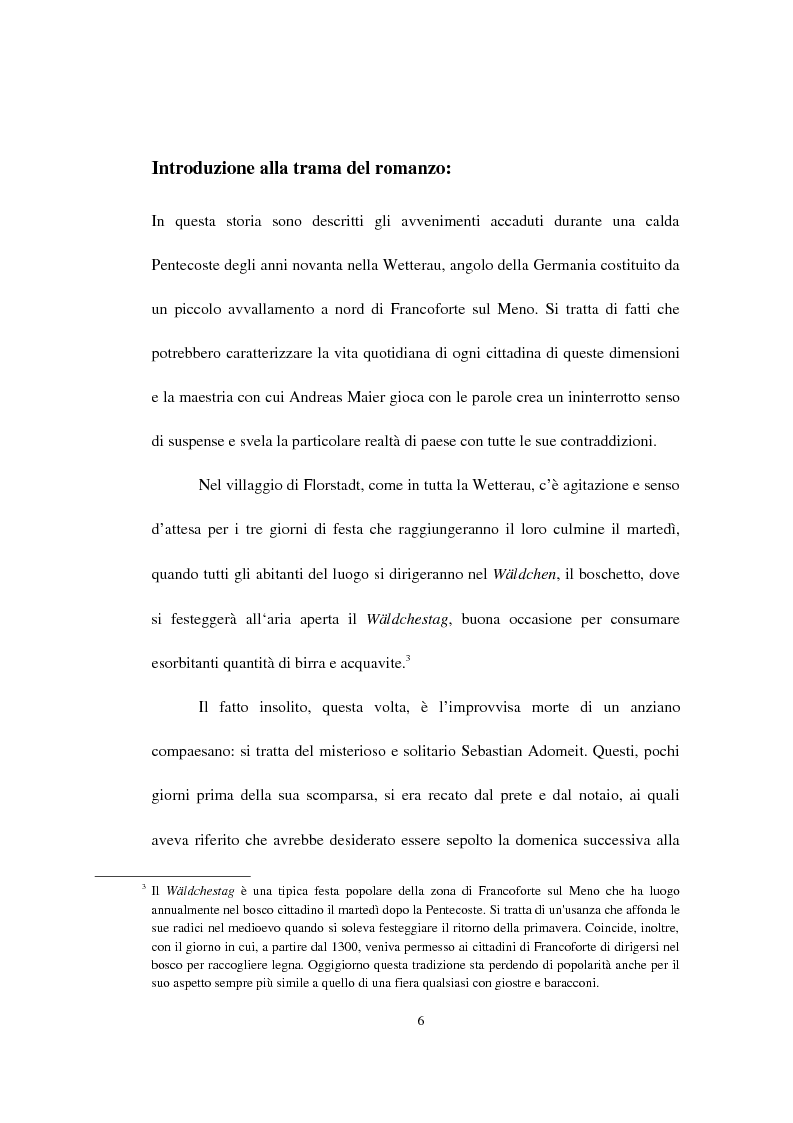 Anteprima della tesi: Il Wäldchestag di Andreas Maier, Pagina 4
