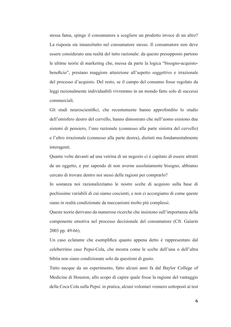 Anteprima della tesi: La marca e i valori di consumo, Pagina 5