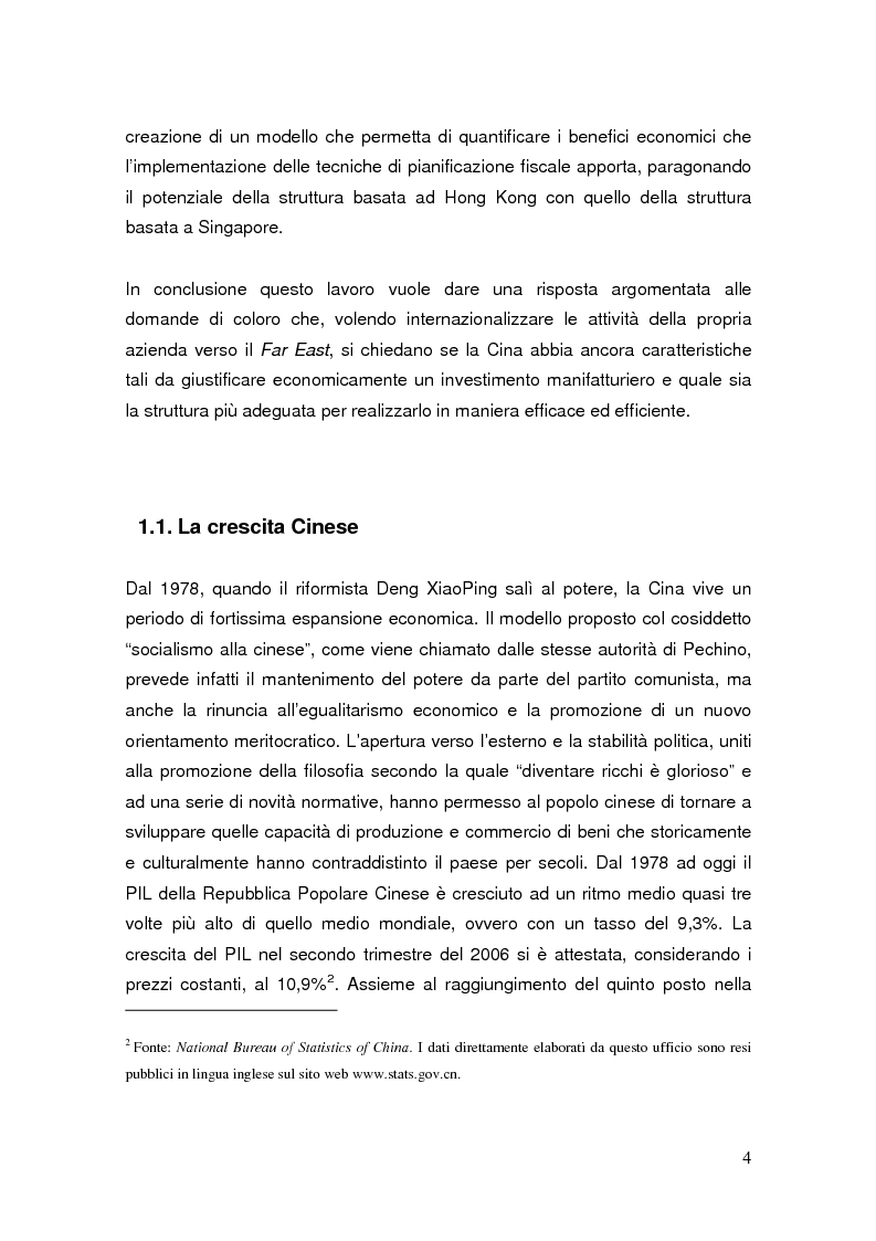 Anteprima della tesi: Pianificazione fiscale e strategie di crescita internazionale: imprese italiane nel Far East, Pagina 2