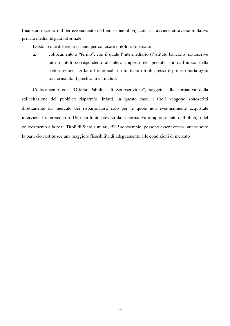 Anteprima della tesi: I Prestiti Obbligazionari degli Enti Locali, Pagina 4