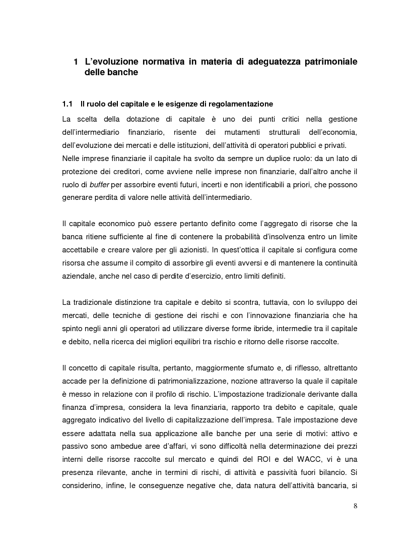 Anteprima della tesi: L'impatto di Basilea 2 sul private equity, Pagina 4