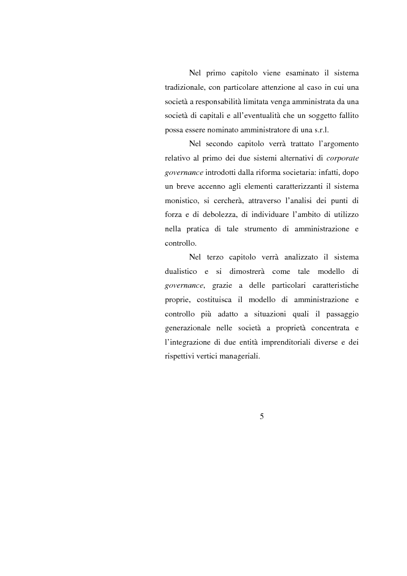 Anteprima della tesi: Potenzialità e criticità dei sistemi di corporate governance dopo la riforma societaria, Pagina 3