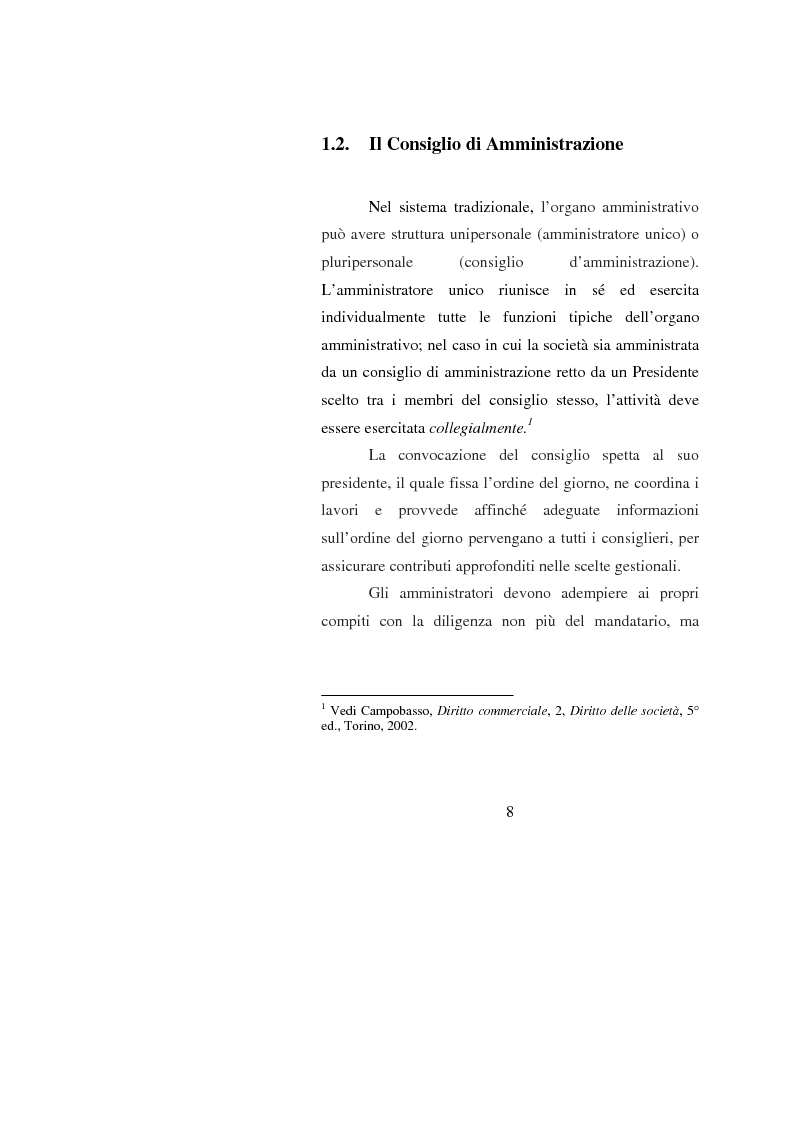 Anteprima della tesi: Potenzialità e criticità dei sistemi di corporate governance dopo la riforma societaria, Pagina 6