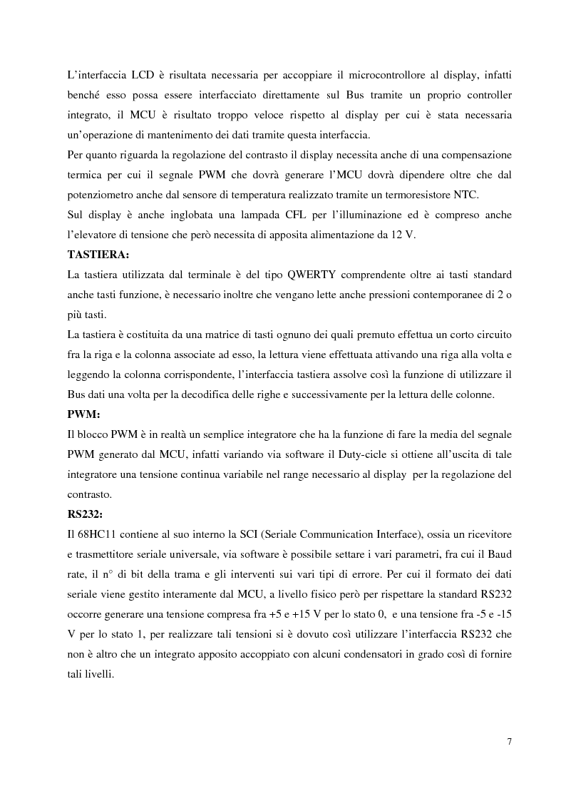Anteprima della tesi: Progettazione hardware e software di un terminale industriale standard VT100 - VT52 con display LCD, Pagina 4