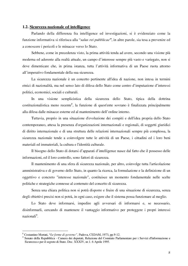Anteprima della tesi: Intelligence in un mondo multipolare, Pagina 11