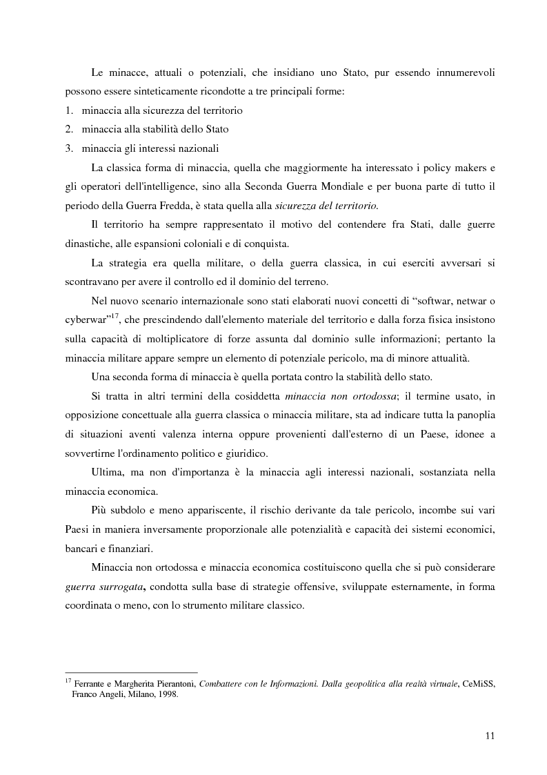 Anteprima della tesi: Intelligence in un mondo multipolare, Pagina 14
