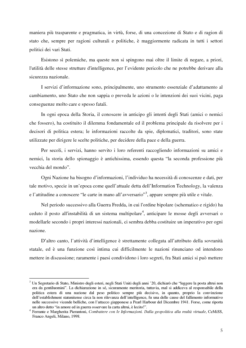 Anteprima della tesi: Intelligence in un mondo multipolare, Pagina 2