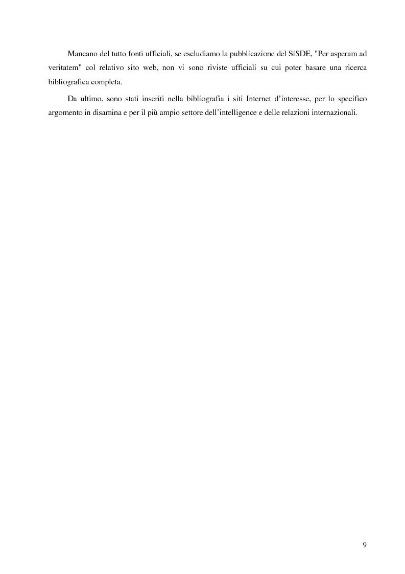 Anteprima della tesi: Intelligence in un mondo multipolare, Pagina 6