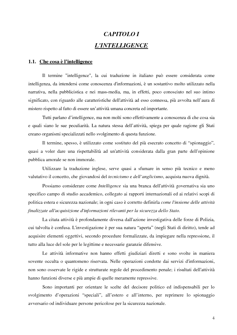 Anteprima della tesi: Intelligence in un mondo multipolare, Pagina 7