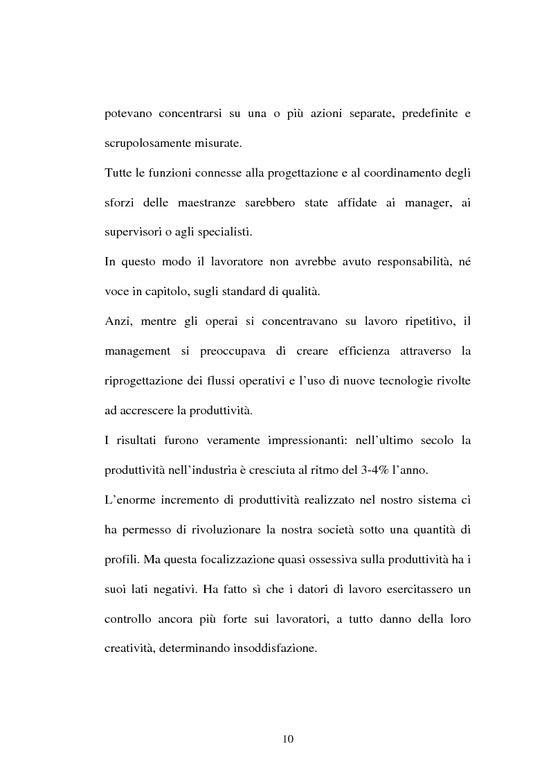Anteprima della tesi: Una nuova frontiera delle organizzazioni: il capitale intellettuale, Pagina 10