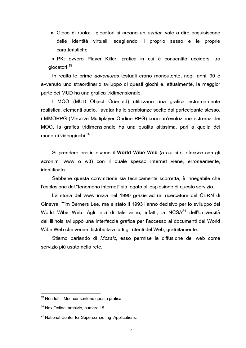 Anteprima della tesi: Fenomeni di internet dipendenza, Pagina 12