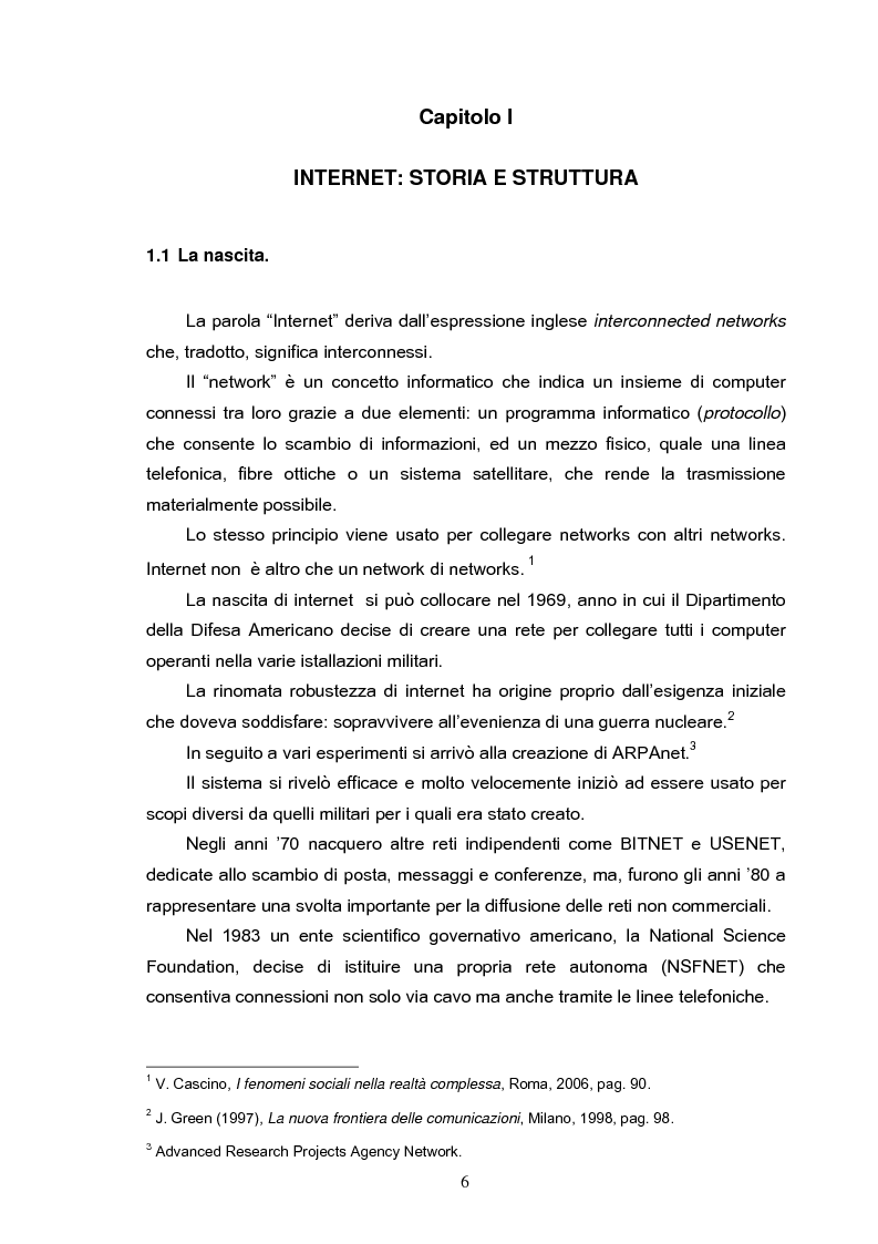 Anteprima della tesi: Fenomeni di internet dipendenza, Pagina 4
