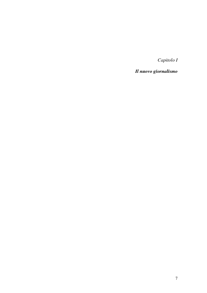 Anteprima della tesi: Joseph Pulitzer: l'amore per la stampa e per la verità: come il giornalismo da mestiere diventa una professione, Pagina 5