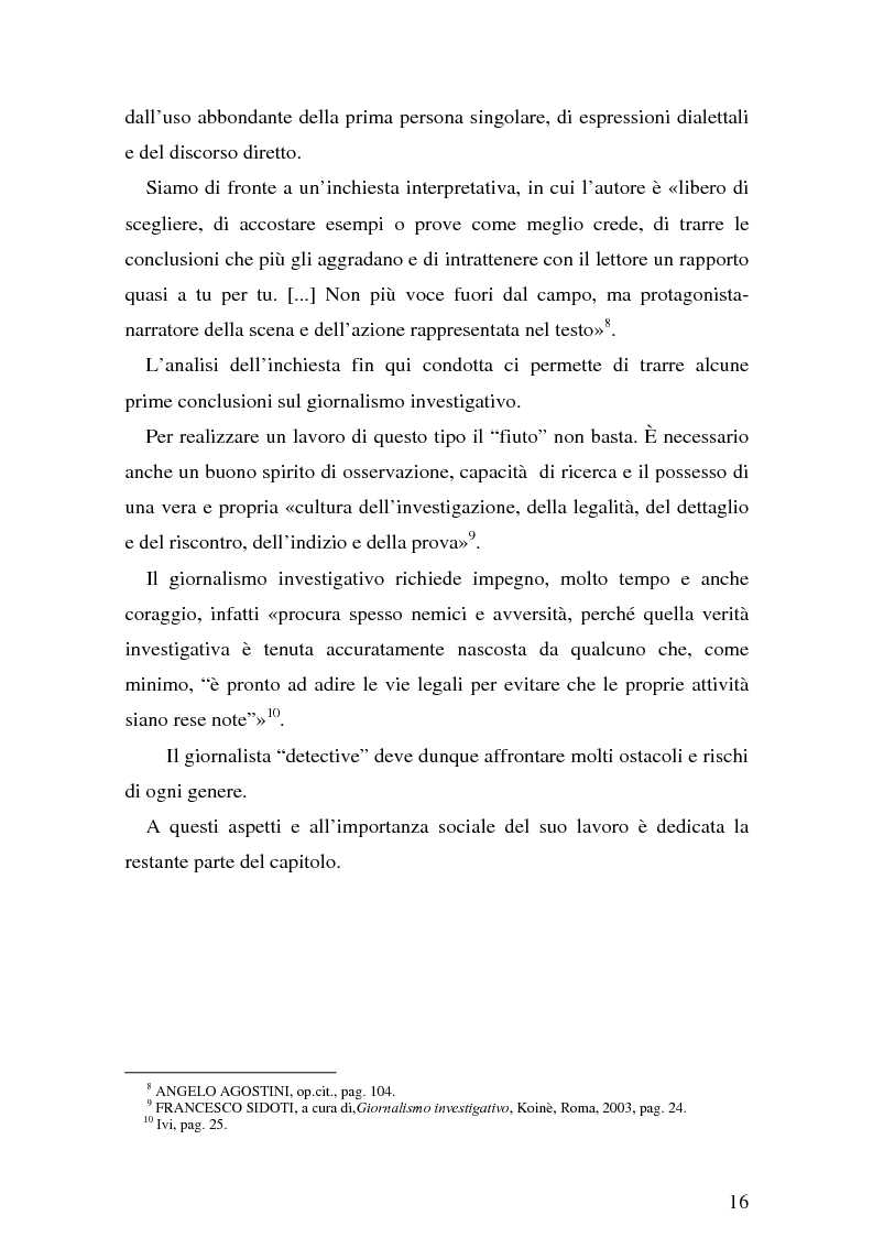 Anteprima della tesi: Il giornalismo investigativo italiano: il caso Alpi-Hrovatin, Pagina 10