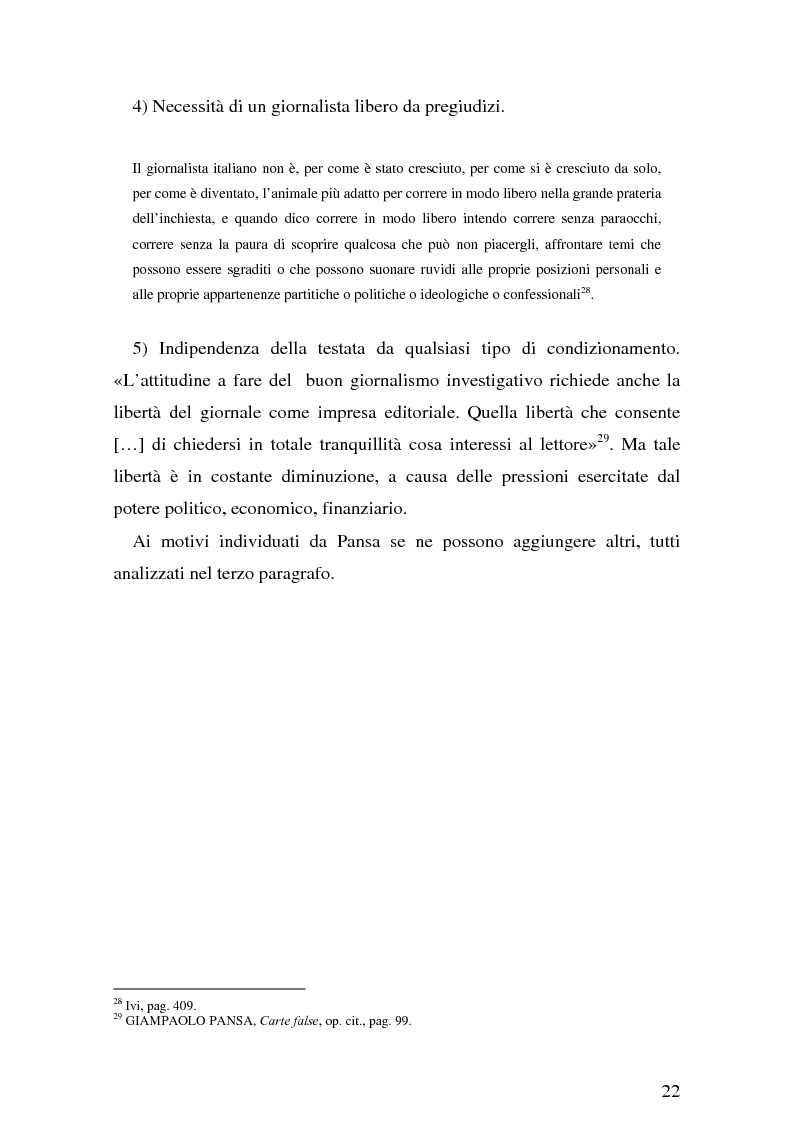 Anteprima della tesi: Il giornalismo investigativo italiano: il caso Alpi-Hrovatin, Pagina 16