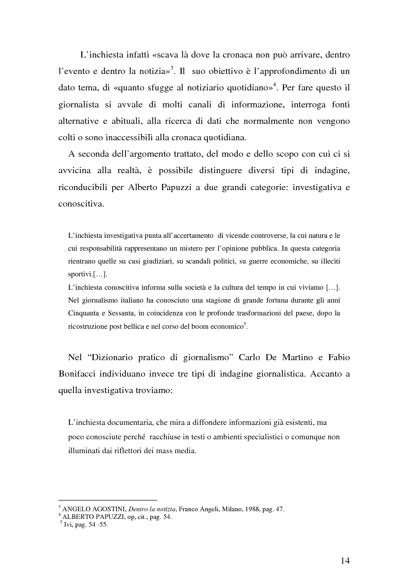 Anteprima della tesi: Il giornalismo investigativo italiano: il caso Alpi-Hrovatin, Pagina 8