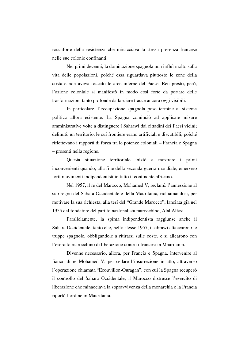 Anteprima della tesi: Il Sahara Occidentale: case study, Pagina 4