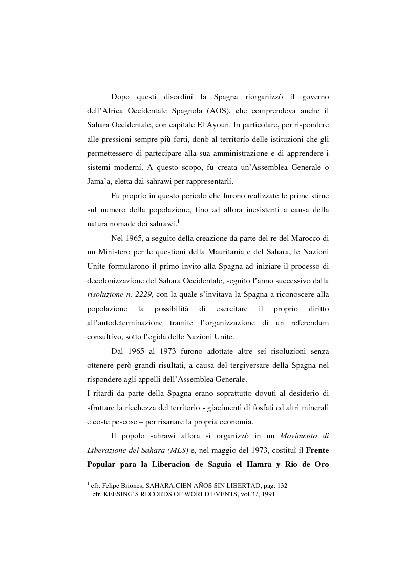 Anteprima della tesi: Il Sahara Occidentale: case study, Pagina 5