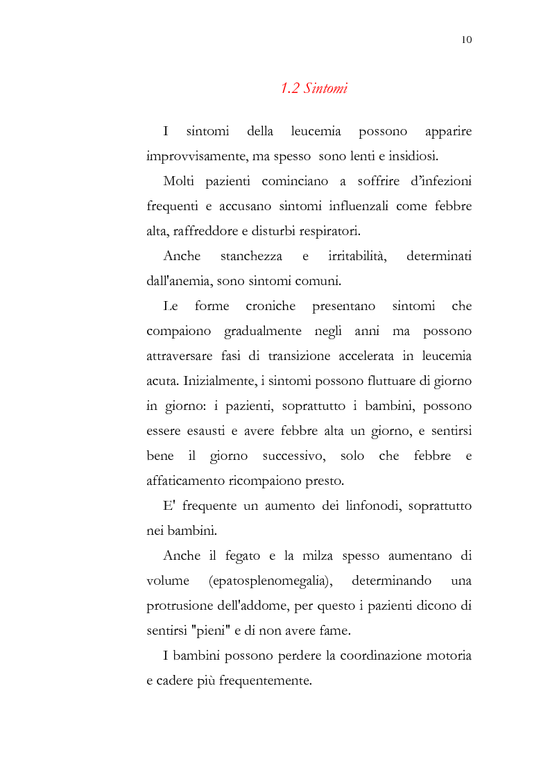 Anteprima della tesi: Aspetti psicologici della leucemia infantile, Pagina 10