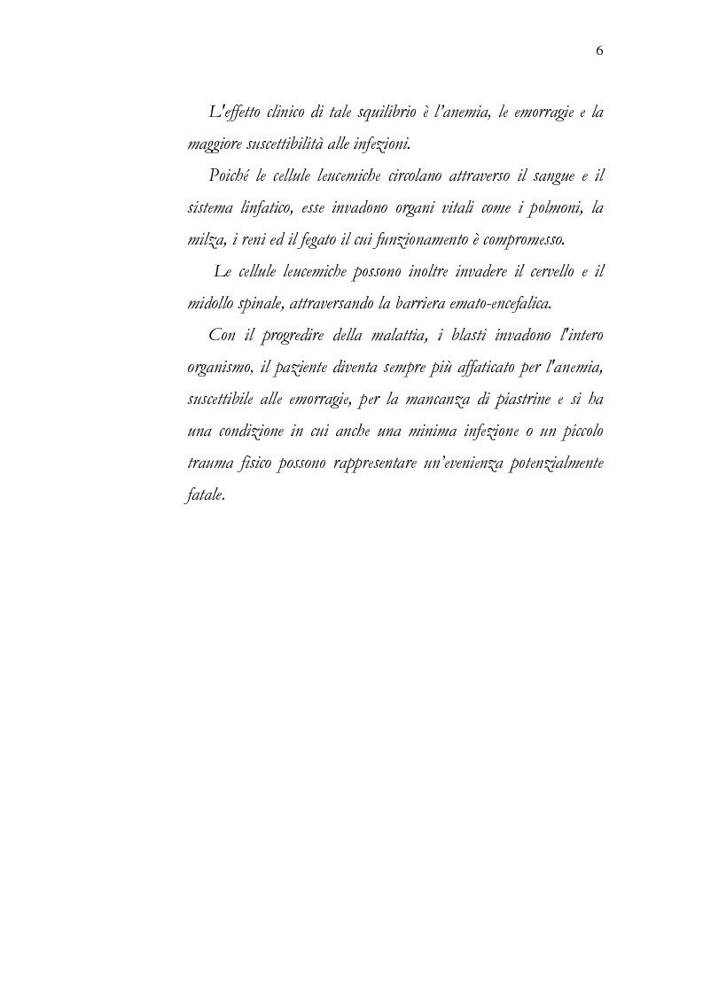 Anteprima della tesi: Aspetti psicologici della leucemia infantile, Pagina 6