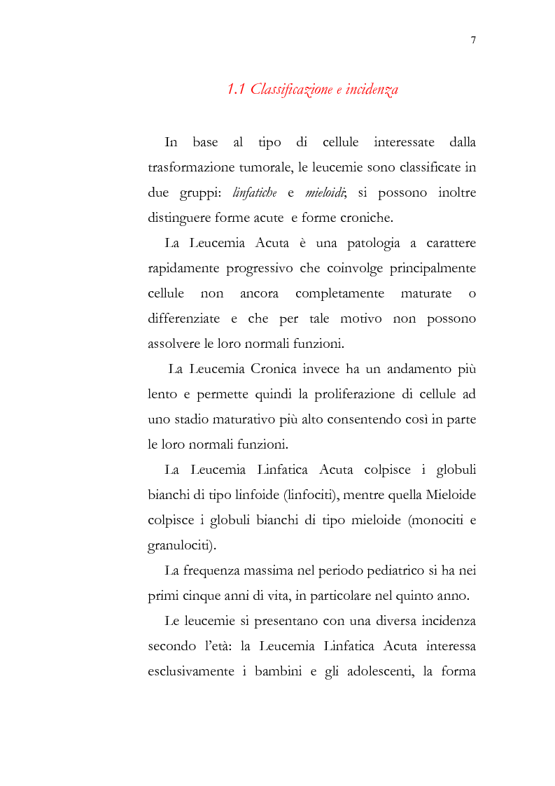 Anteprima della tesi: Aspetti psicologici della leucemia infantile, Pagina 7