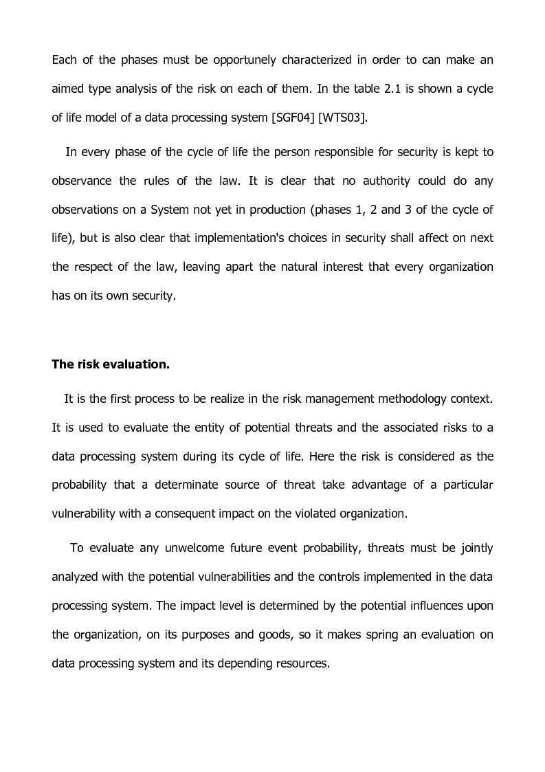 Anteprima della tesi: Preventing and defensive tools of data processing system, Pagina 11