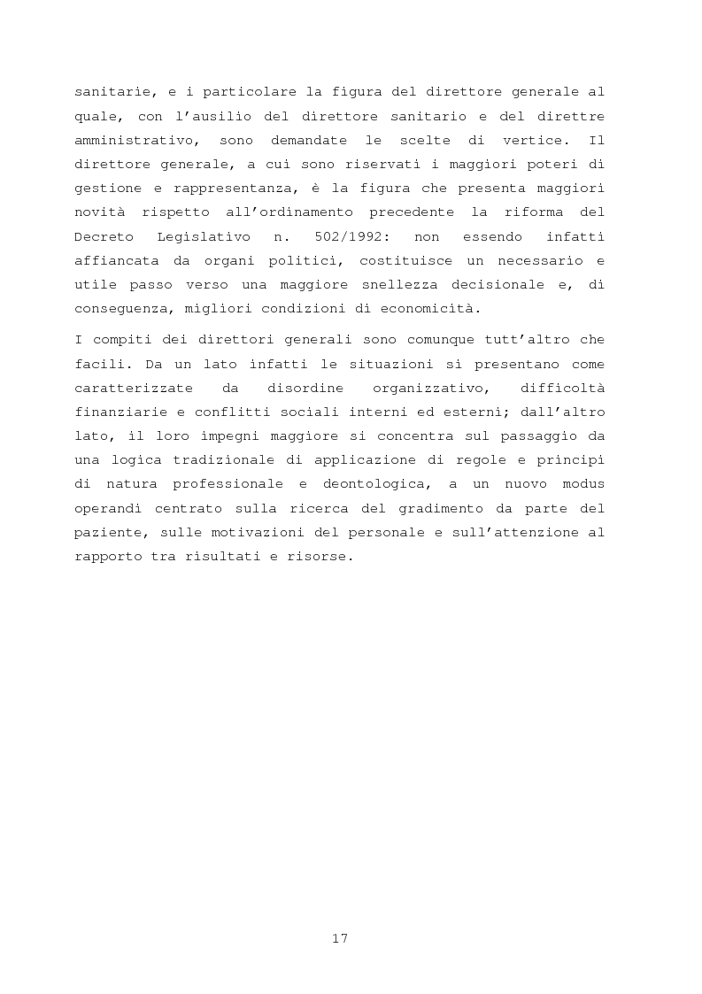 Anteprima della tesi: La comunicazione nella sanità: l'evoluzione dei rapporti tra l'amministrazione e l'utenza, Pagina 11