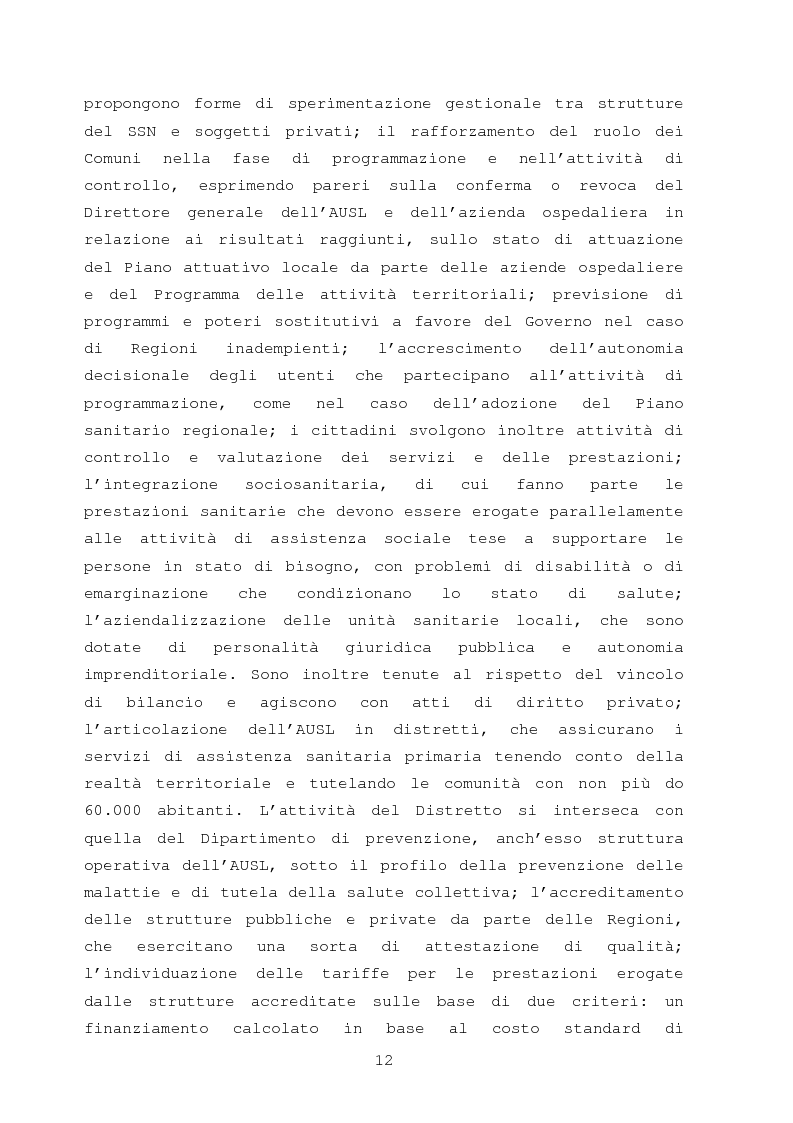 Anteprima della tesi: La comunicazione nella sanità: l'evoluzione dei rapporti tra l'amministrazione e l'utenza, Pagina 6