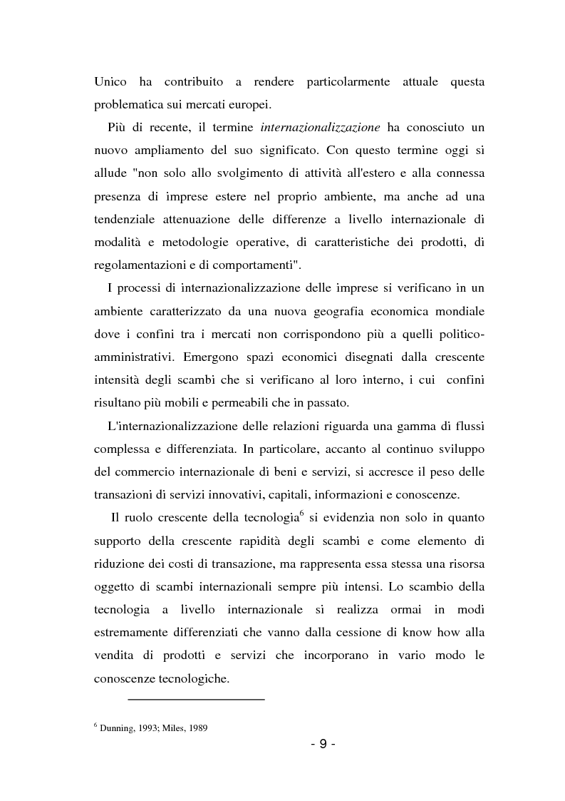 Anteprima della tesi: L'insediamento produttivo all'estero, Pagina 6