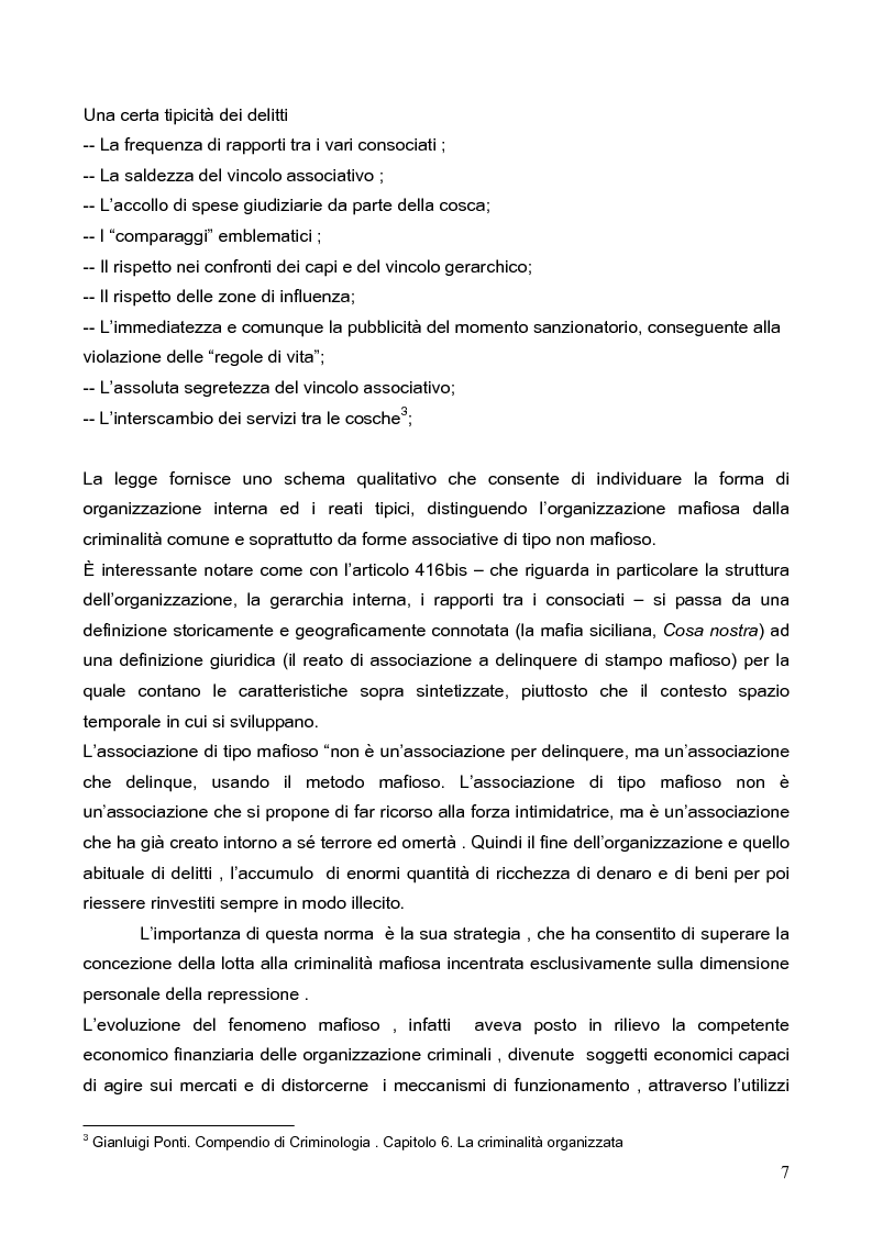 Anteprima della tesi: Politica della Sicurezza: Lotta alla criminalità Ionico Salentina, Pagina 4