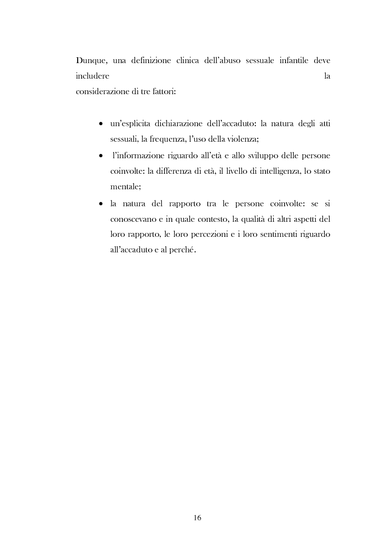Anteprima della tesi: L'analisi del discorso di un caso di abuso minorile presente nella Casa Famiglia "S.O.S. adolescenza", Pagina 13