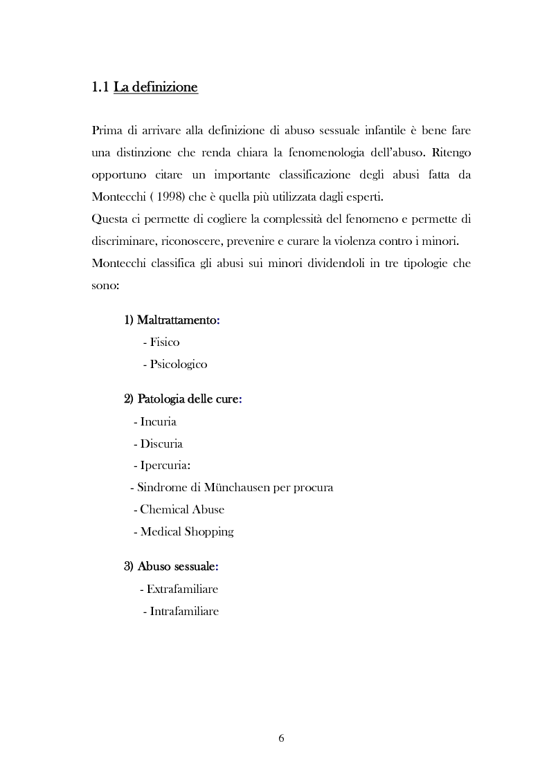Anteprima della tesi: L'analisi del discorso di un caso di abuso minorile presente nella Casa Famiglia "S.O.S. adolescenza", Pagina 3