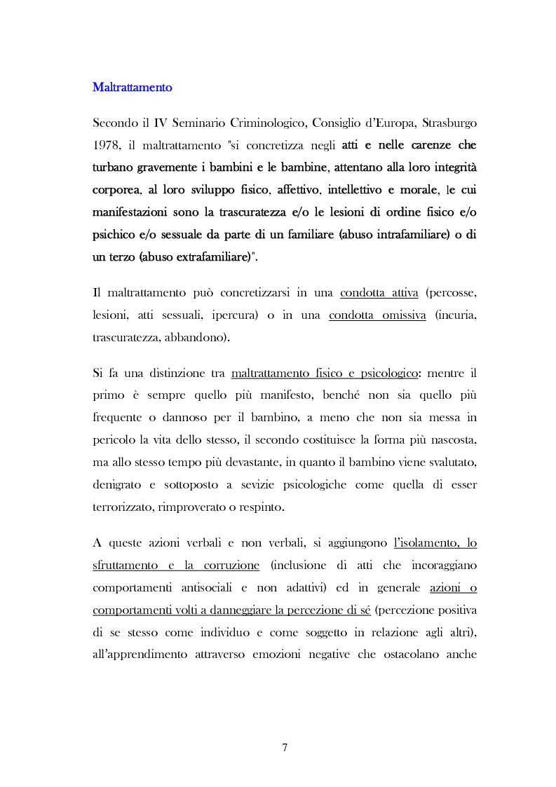 Anteprima della tesi: L'analisi del discorso di un caso di abuso minorile presente nella Casa Famiglia "S.O.S. adolescenza", Pagina 4