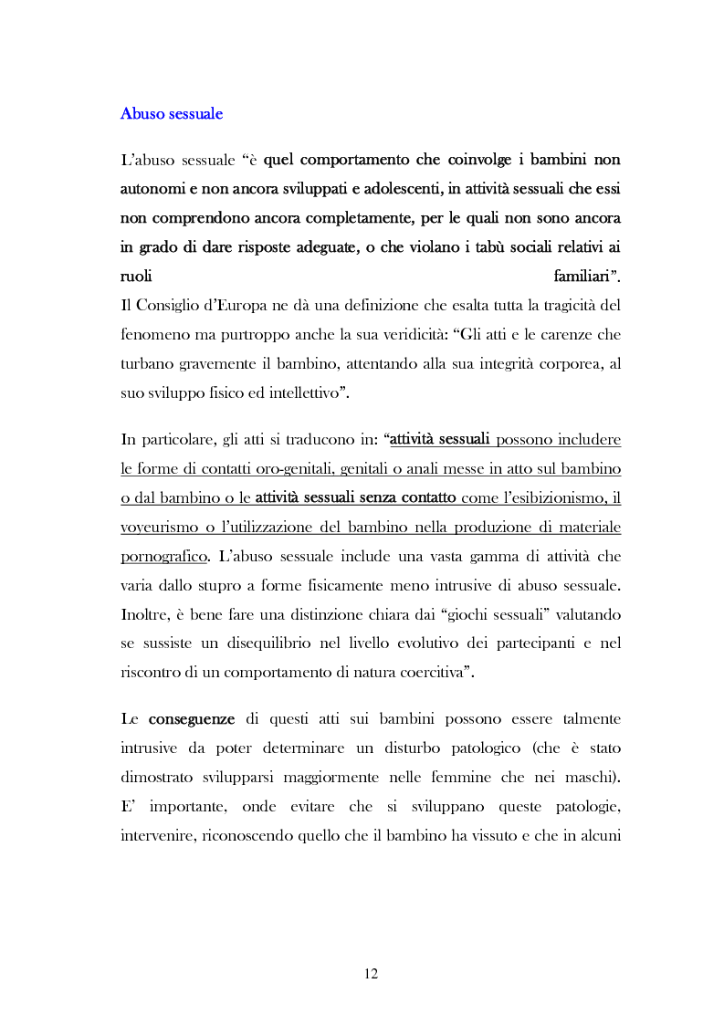 Anteprima della tesi: L'analisi del discorso di un caso di abuso minorile presente nella Casa Famiglia "S.O.S. adolescenza", Pagina 9