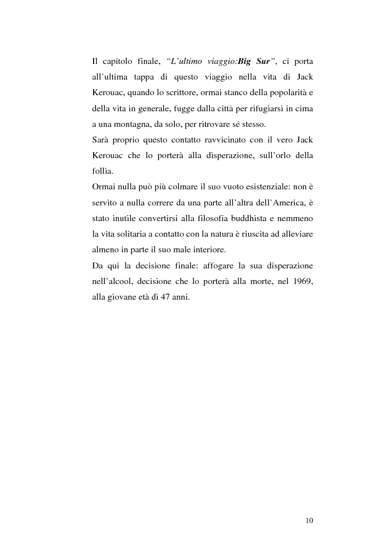 Anteprima della tesi: Il viaggio autobiografico di Jack Kerouac, Pagina 10