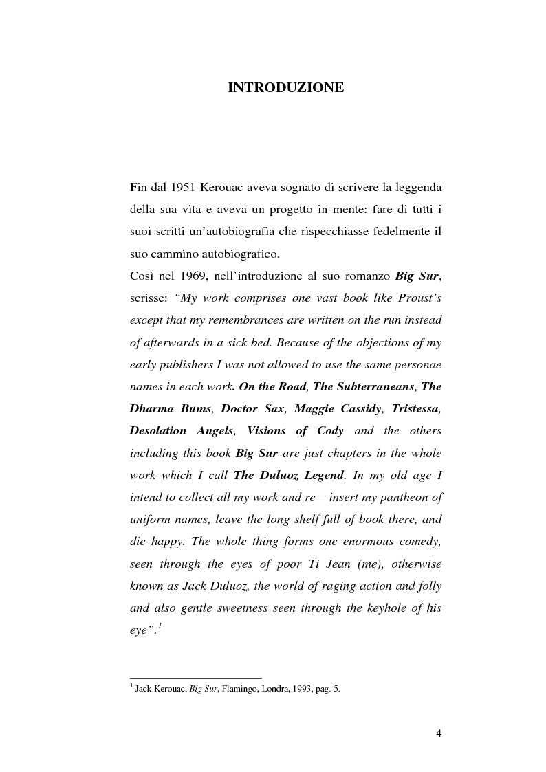 Anteprima della tesi: Il viaggio autobiografico di Jack Kerouac, Pagina 4