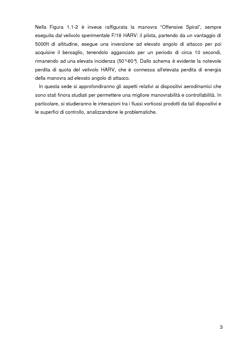 Anteprima della tesi: Configurazione Aerodinamica di Velivoli ad Elevati Angoli di Attacco, Pagina 3