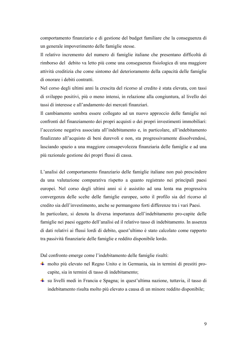 Anteprima della tesi: La valutazione della solvibilità del cliente nelle società di credito al consumo. Il caso Santander Consumer Bank., Pagina 6
