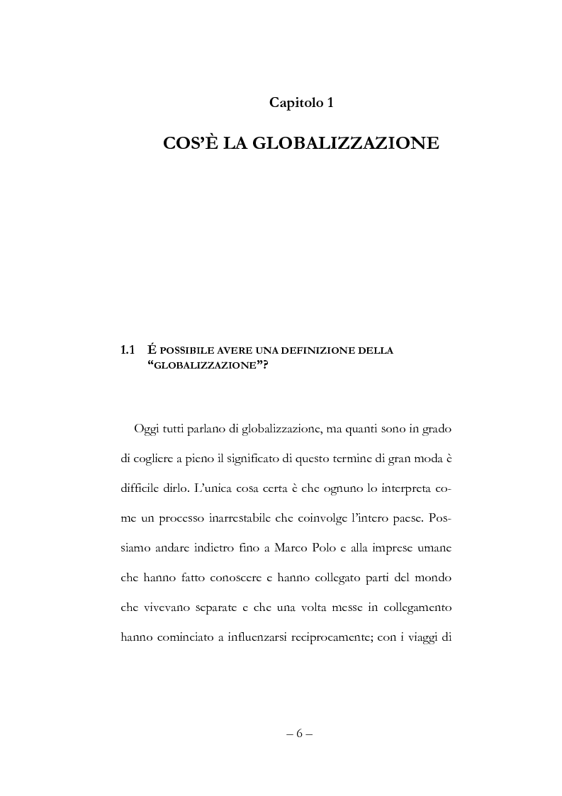 Anteprima della tesi: Globalizzazione, democrazia e diritti umani, Pagina 6