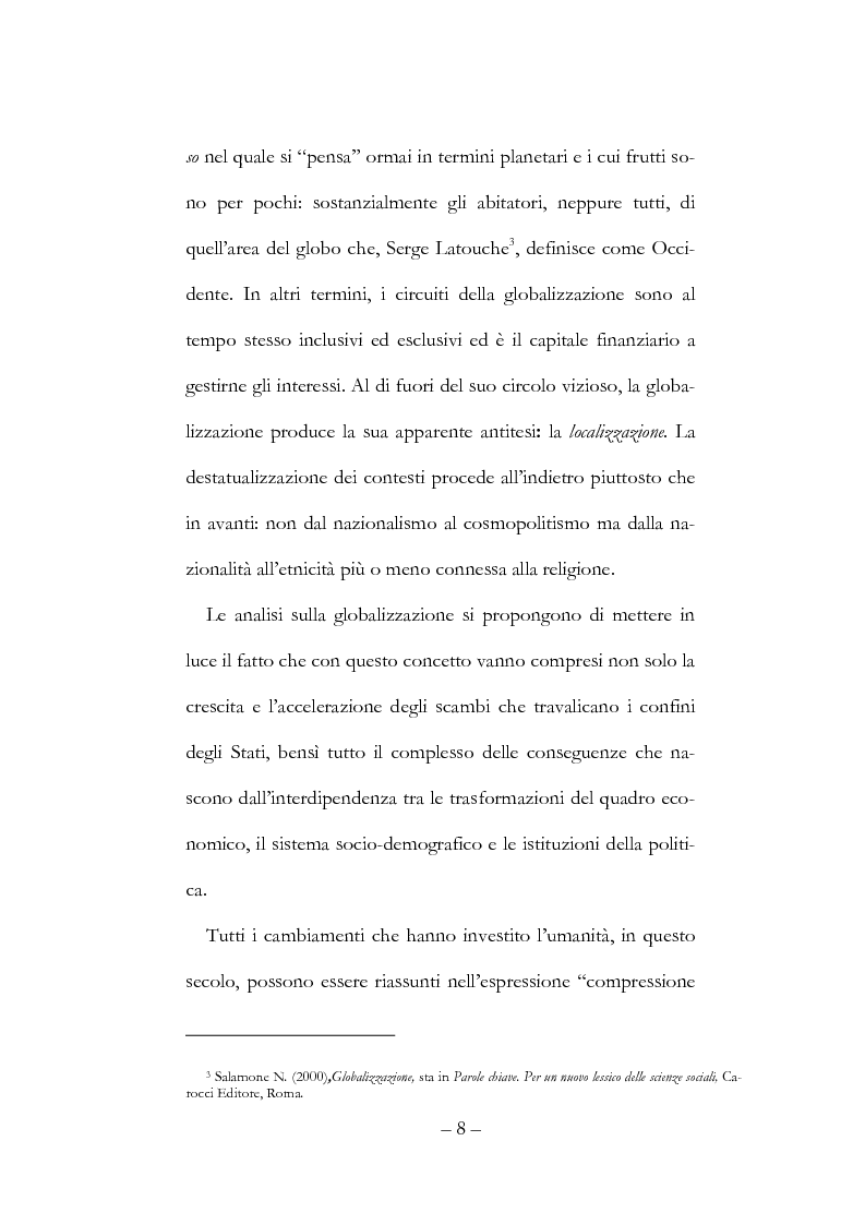 Anteprima della tesi: Globalizzazione, democrazia e diritti umani, Pagina 8