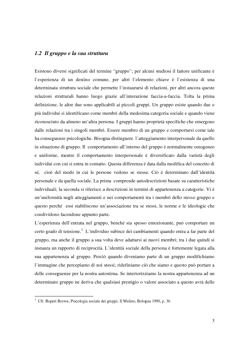 Anteprima della tesi: Il bullismo e le dinamiche di gruppo nel contesto scolastico, Pagina 2