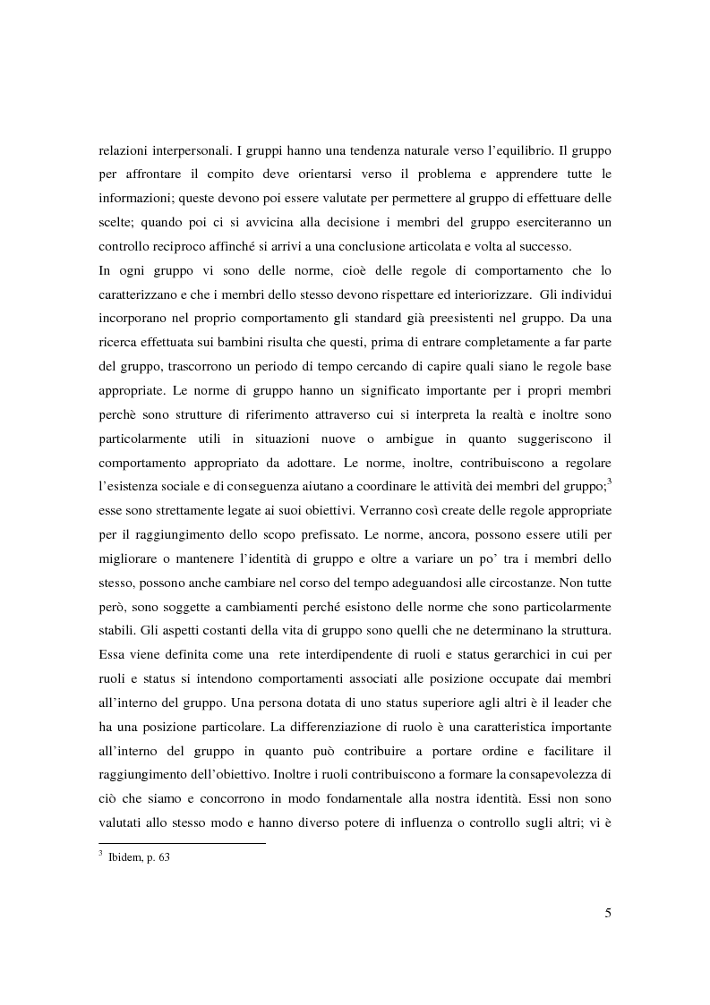 Anteprima della tesi: Il bullismo e le dinamiche di gruppo nel contesto scolastico, Pagina 4