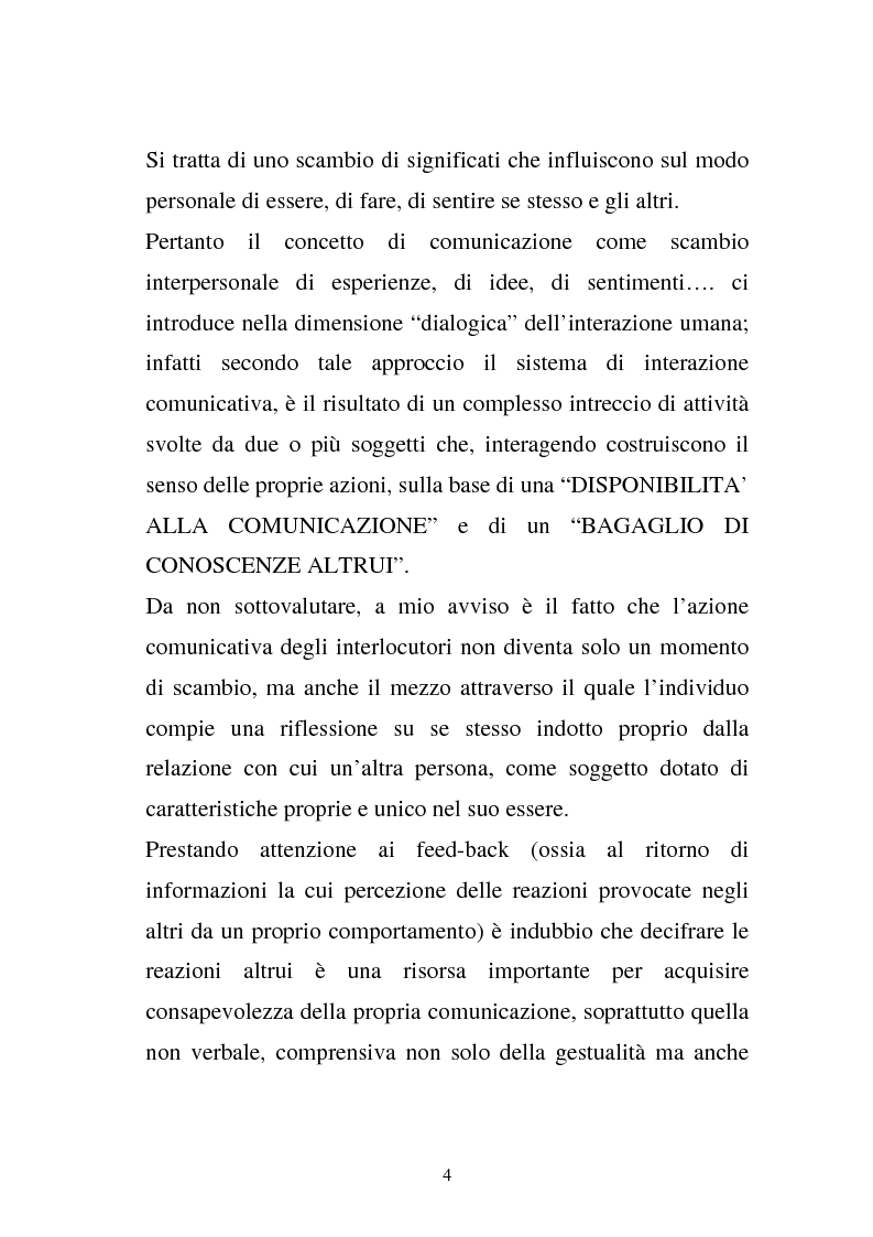 Anteprima della tesi: La comunicazione e l'educazione a scuola: analisi e proposte, Pagina 14