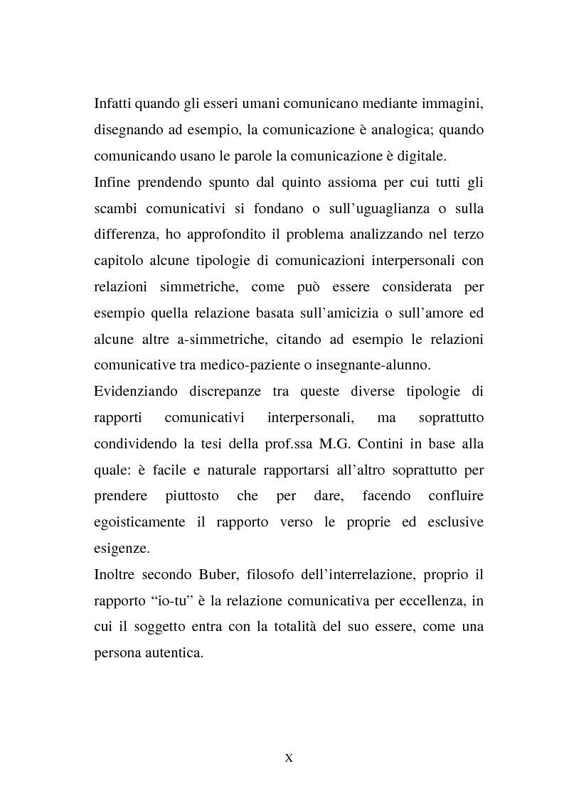 Anteprima della tesi: La comunicazione e l'educazione a scuola: analisi e proposte, Pagina 8