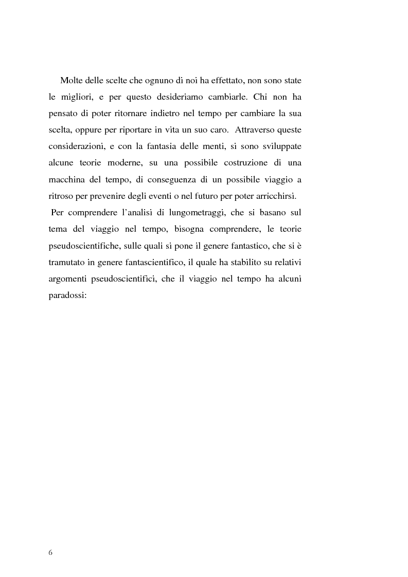 Anteprima della tesi: Le Proiezioni nel tempo: Il tema della macchina del tempo tra cinema analogico e cinema digitale, Pagina 2