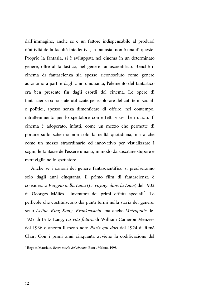 Anteprima della tesi: Le Proiezioni nel tempo: Il tema della macchina del tempo tra cinema analogico e cinema digitale, Pagina 8
