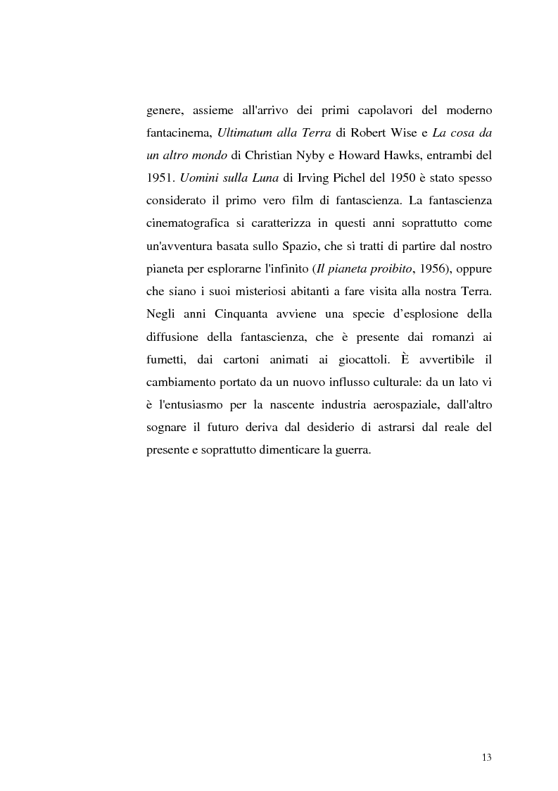 Anteprima della tesi: Le Proiezioni nel tempo: Il tema della macchina del tempo tra cinema analogico e cinema digitale, Pagina 9