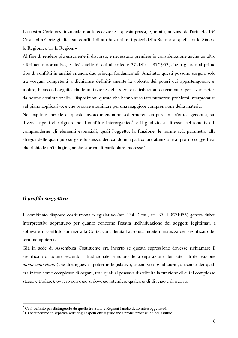 Anteprima della tesi: Il potere di sollevare un conflitto interorganico come potere esauribile ''uno actu''. Il caso della sentenza n°116 del 2003 della corte costituzionale, Pagina 4