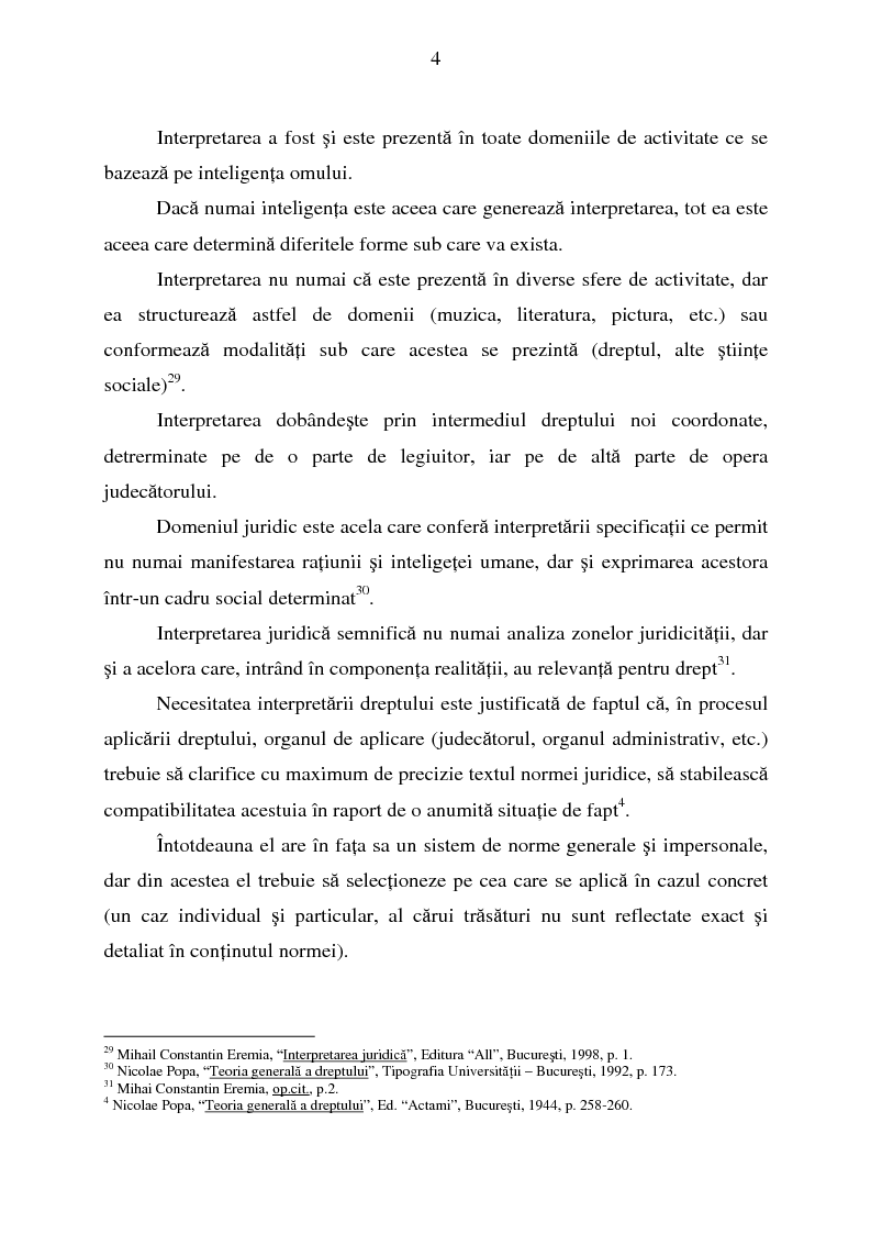 Anteprima della tesi: Interpretarea normelor juridice, Pagina 2