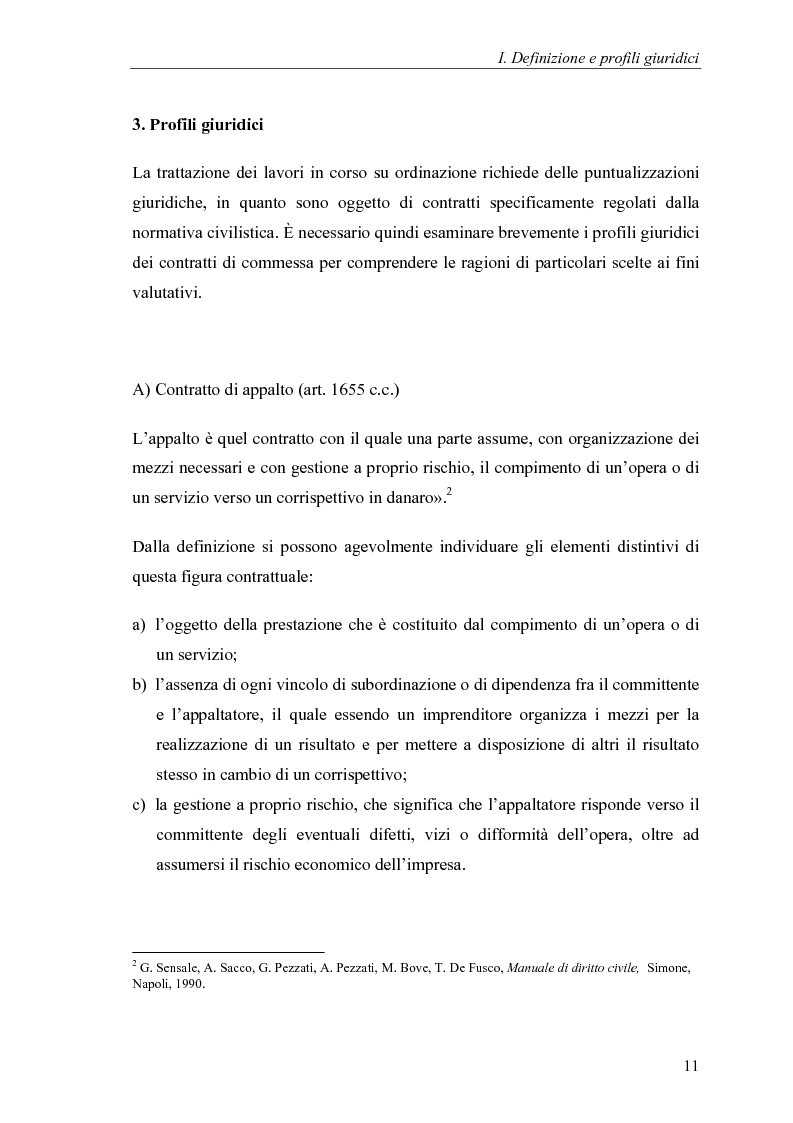 Anteprima della tesi: Commesse in corso di lavorazione, aspetti contabili e fiscali, Pagina 9